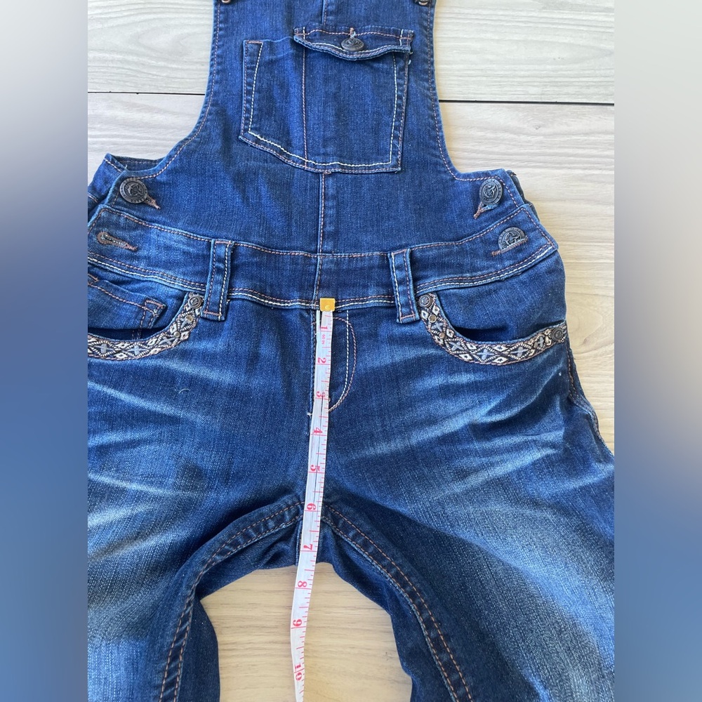 Grace Denim Blue Women's Overalls - Picture 4 of 14